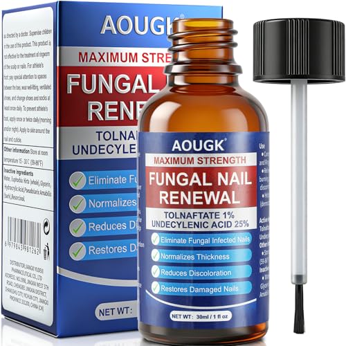 Toenail Fungus Treatment Extra Strength with 25% Undecylenic Acid, Antifungal Toe Nail Treatments for Damaged Discolored Thick & Ingrown Nails, Nail Repair Solution for Foot Care – 30ml