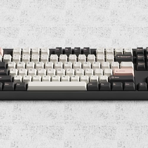 Image of Fogruaden PBT Keycaps Set, Cherry Profile Custom Keycap for Mechanical Keyboard Pink Olivia Keycaps