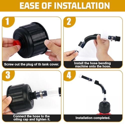 Image of Racing Fuels Filler Hose & Cap Kit fit VP Racing Fuel Jug 5.5 Gallon, 2Pcs