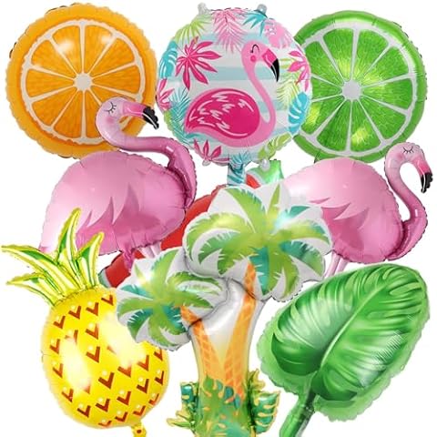Tropical Hawaiian Balloons for Summer Parties Cover