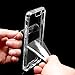 pajuva Compatible with iPhone 7/8 Case Clear, PC+TPU Transparent Case Thin for iPhone 7/8 Crystal Clear Case with Bumper (Black)