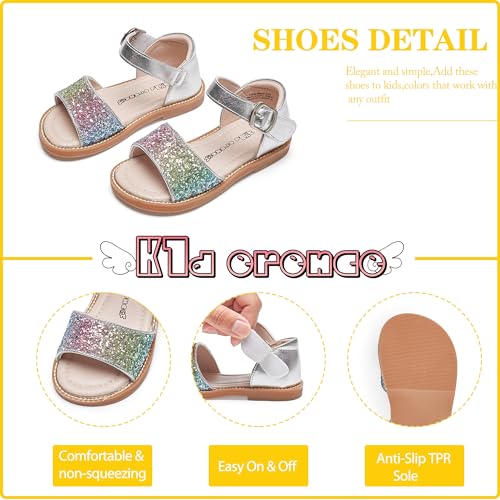Image of Kiderence Toddler Girls Sandals Little Girls Kids Summer Shoes Toddler Sandals