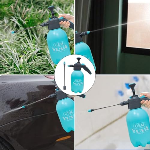 Image of OEM YUVA Series 2L Garden Pressure Sprayer (Blue) with Extension Rod for Plants, Pesticide Use, and Surface Cleaning - Multipurpose Water Sprayer