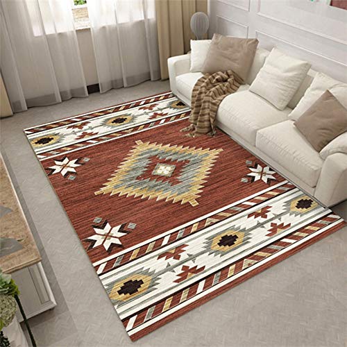 モダン ラグ カーペット 60*90cm 北欧 床暖房対応 ノンスリップ 洗えるラグ おしゃれ 丈夫 防臭 大判 低反発 リビングカーペット オールシーズン適用 オルテガ柄 エリアラグ 春夏秋冬 ウォッシャブル エントランス ベドルーム