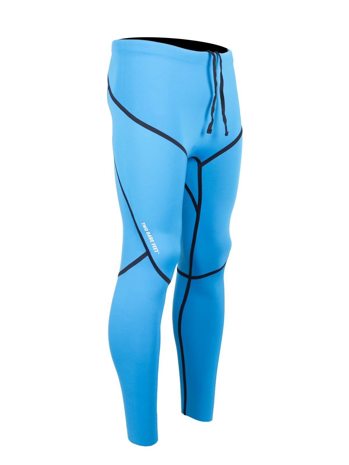 Two Bare Feet Men’s 5/3mm Buoyancy Pants with Taped Seams – Neoprene Swim Training Trousers for Open Water Swimming & Triathlon – Floating Wetsuit Leggings (Bright Blue, M)