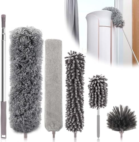 Kit De Dépoussiérage Haute Portée, Comprend Un Plumeau En Microfibre