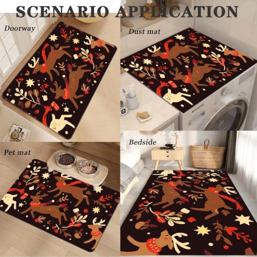 Tapis de Douche Super Absorbant et Antidérapant Lavable en Machine