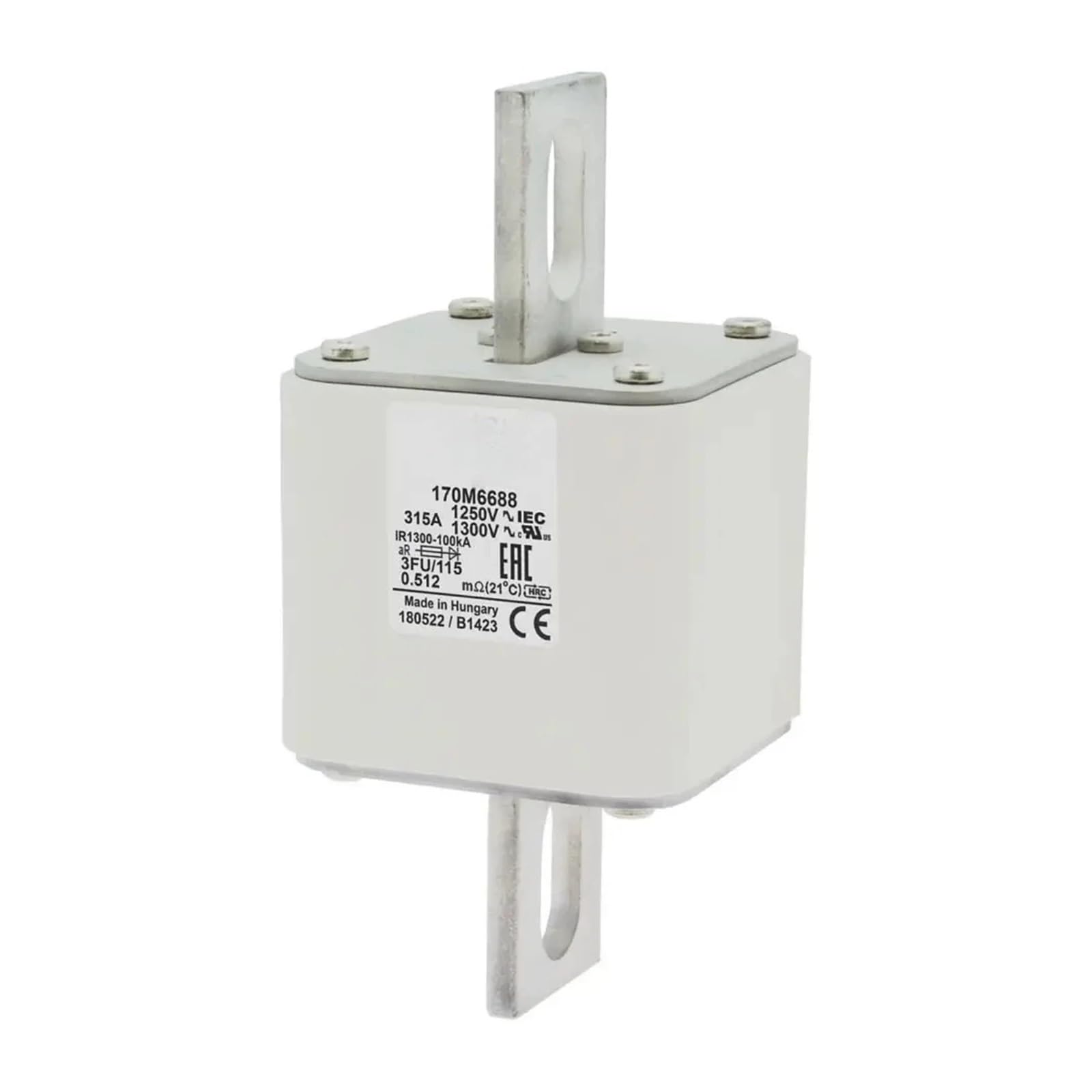 Fusible 170M6689 170M6688 170M6690 170M6691 carré ultra-rapide pour onduleur industrial