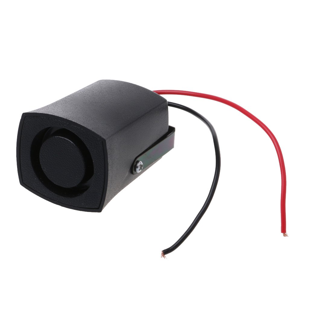 Nihenhao Black Reverse Beeper Horn For 12V Warning Sound Backup Alarms Horns For Car Boat Truck Freight Lorry