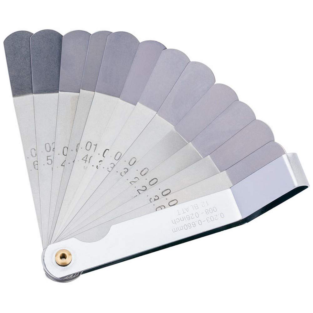 Draper 12 Blade Angled Feeler Gauge Set