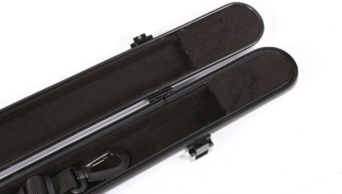 Vetimobato Hard Shell Bow Case for 2pcs Violin/Viola/Cello Bows with Adjustable Shoulder Strap and Handle, Strong Lightweight Protection, Black