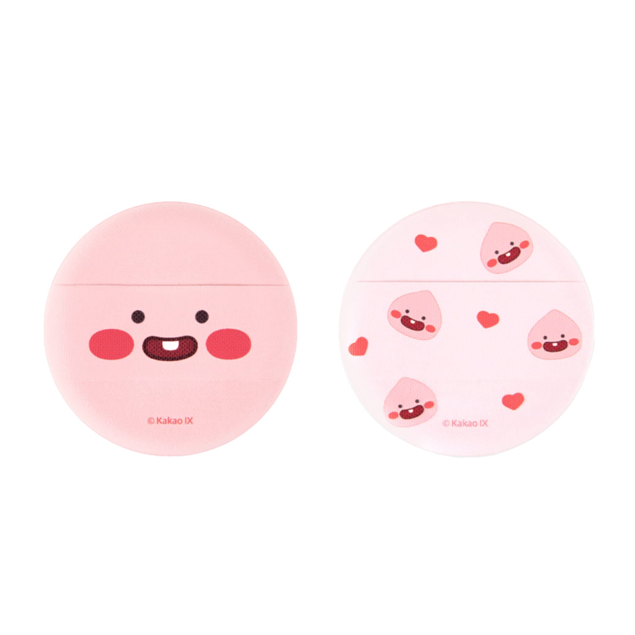 KakaoTalk Cute Character Air Cushion Powder Puff for Face Powder and Makeup Puff for Liquid Foundation, Cream, Powder (Apeach)