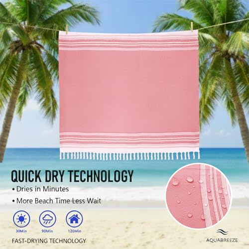 Image of Yongoes Oversized Turkish Beach Towel Blanket Cotton Giant XL Sandproof Towels Huge Linen XXL Extra Large Big Throw Quilt Blankets for Adults Cloud Travel Camping Glamping Accessories Essentials