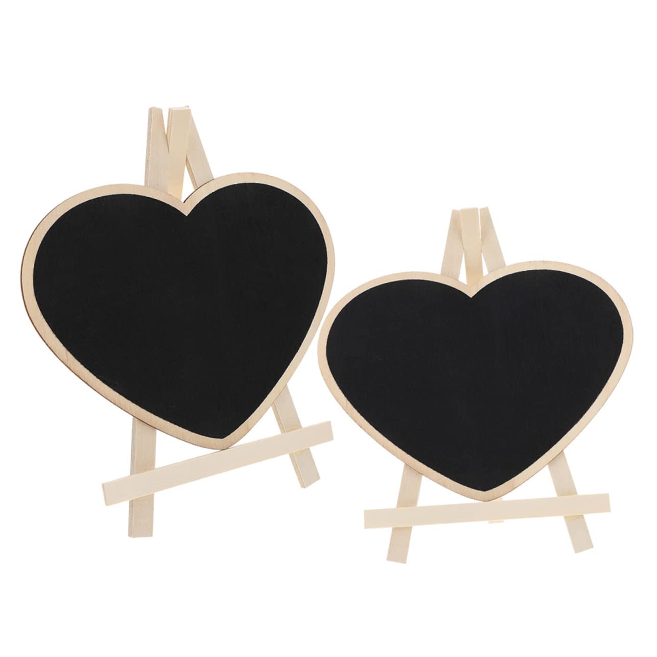 STOBOK 8stücke Herzförmige Kreidetafeln Mit Stand Kleine Wiederverwendbare Nachrichtentafeln Für Hochzeiten Partys Und Kreative Zeichnungen