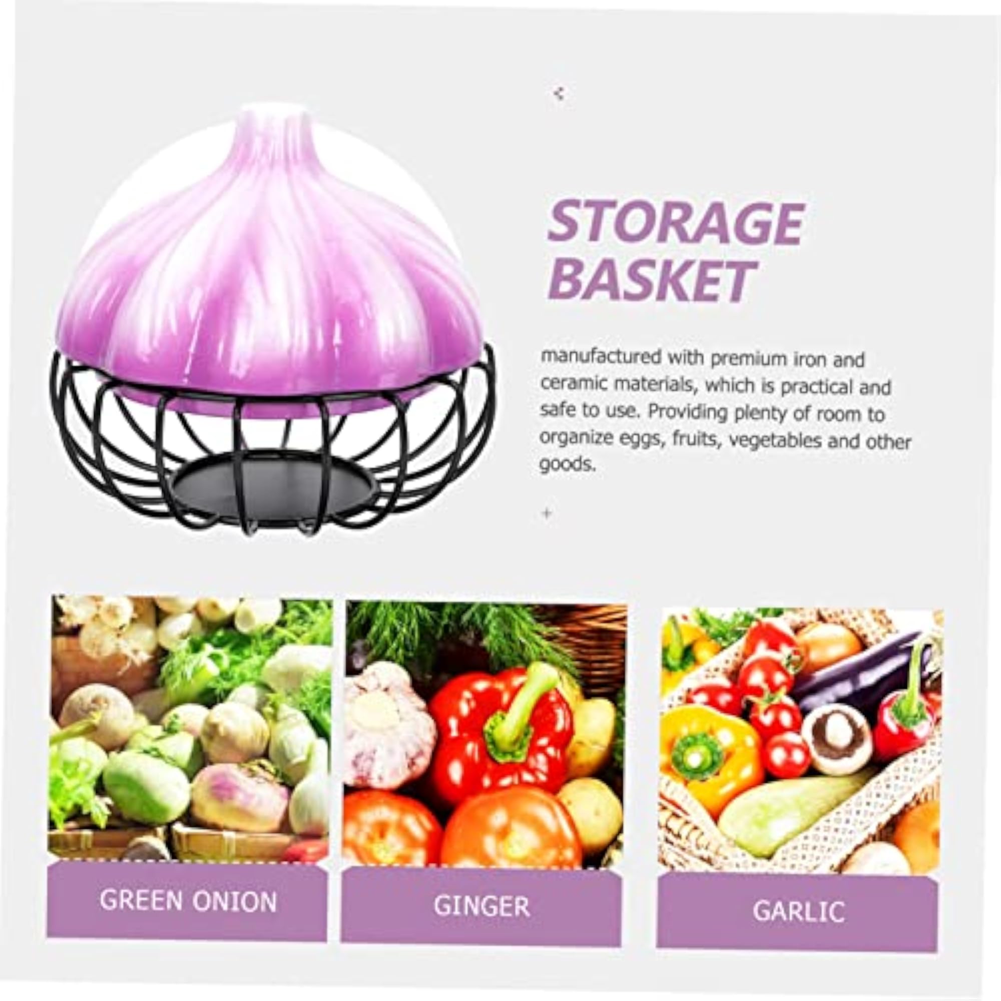 Creative Egg Holder Kitchen Storage Basket