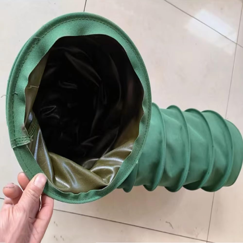 Tubo Di Ventilazione Flessibile Condotto Di Ventilazione Alta Temperatura 155 205 255 305 355mm Condotti Di Scarico Aria In Tela(L 8m(26ft),Dia 355mm(14"))