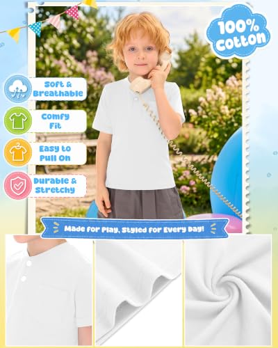 Image of Toddler Boys Cotton Henley T Shirts