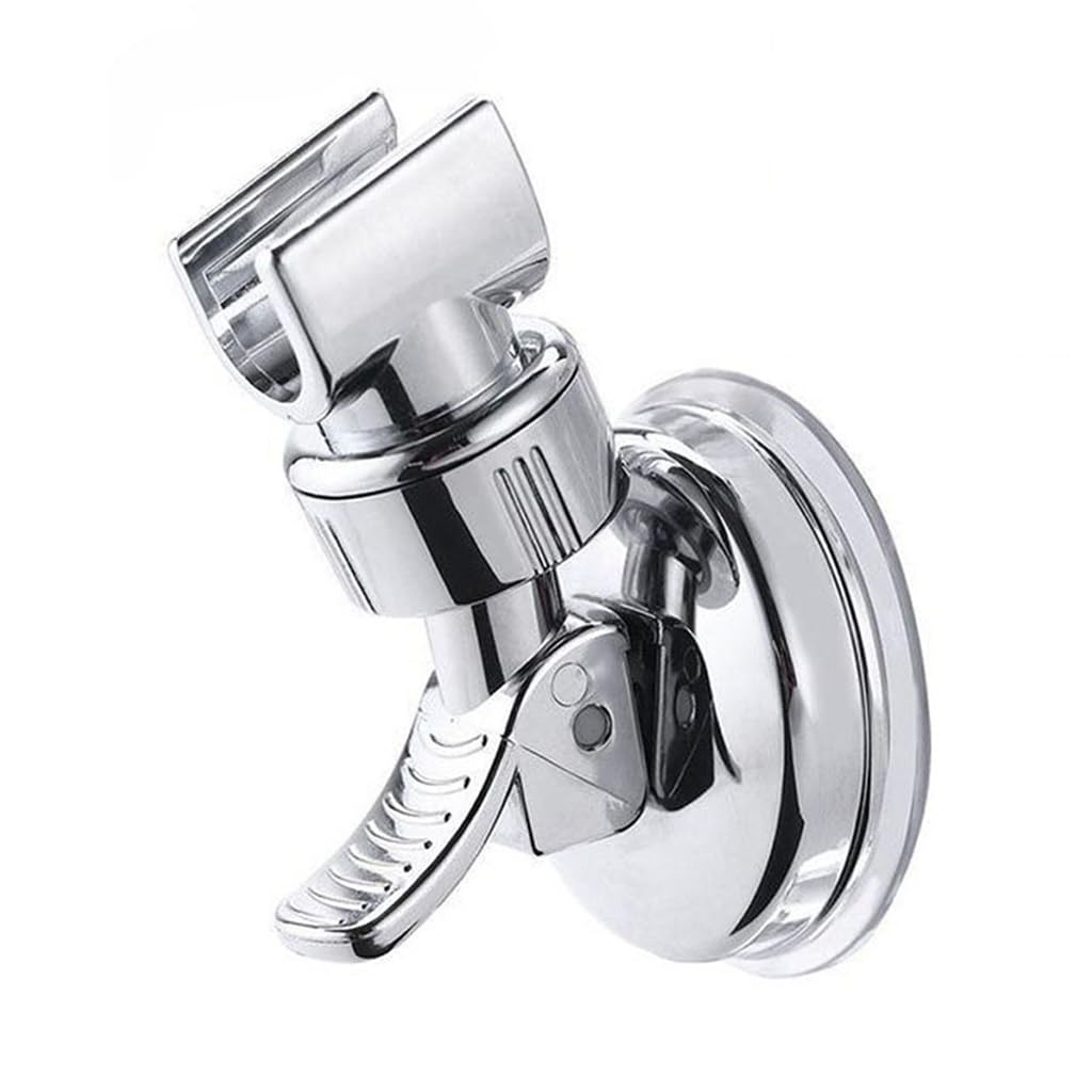 Soporte para cabezal de ducha de pared con ventosa universal y ajuste rotatorio de 360 grados