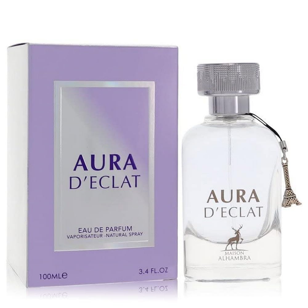 Maison Alhambra Aura D'Eclat Eau de Parfum Spray for Women, 3.4 Ounce