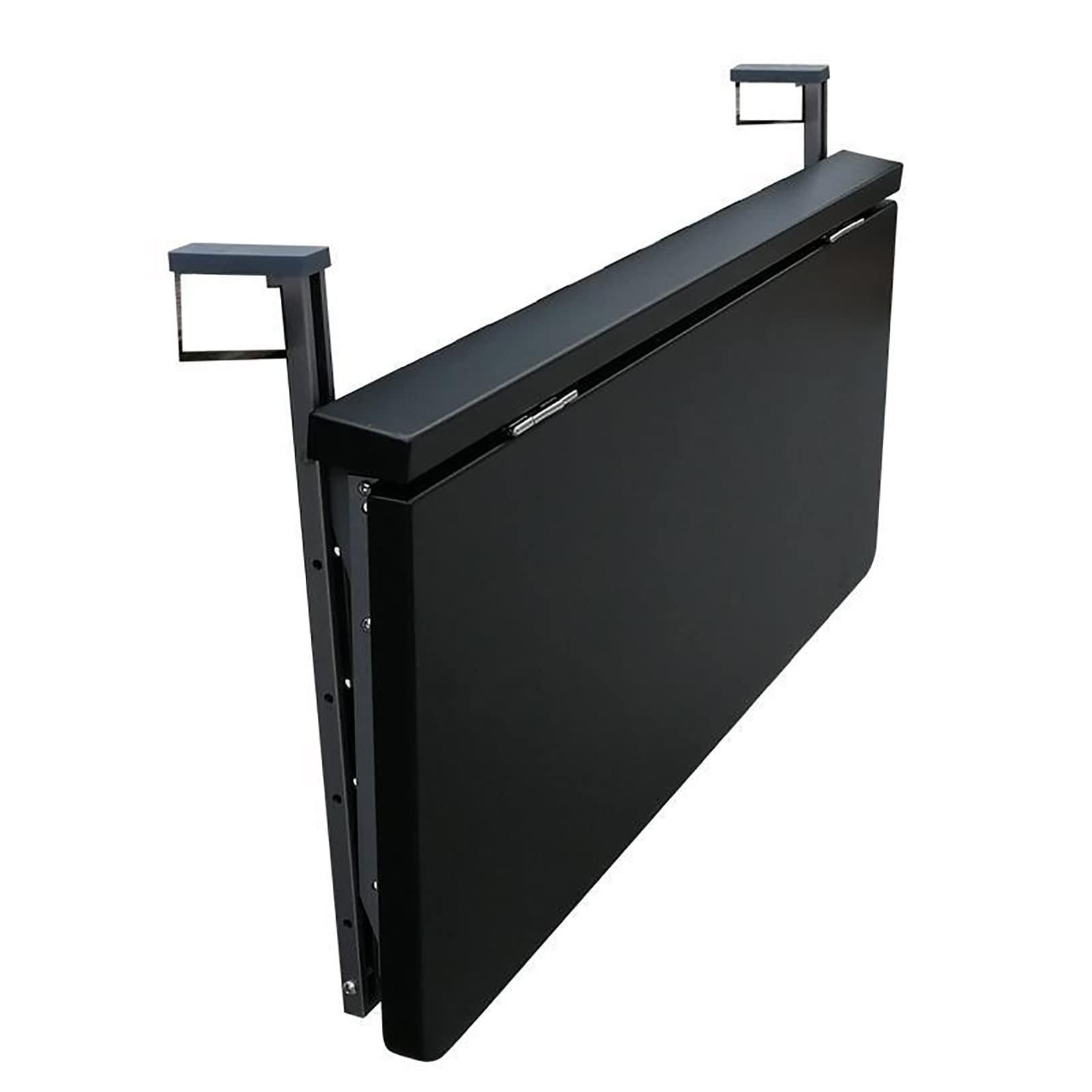 Table de balcon pliante pour gagner de l'espace sur petit balcon ou terrasse