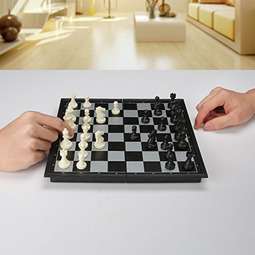 Quadpro Magnetic Travel Chess Set With Folding Chess Board Educational Toys For Kids And Adults #TOP7
