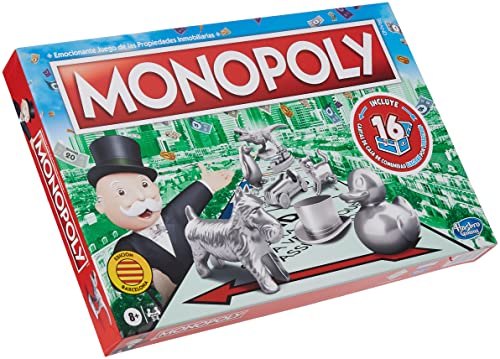 Juego Monopoly Edición Barcelona - Juego de Mesa Familiar para...