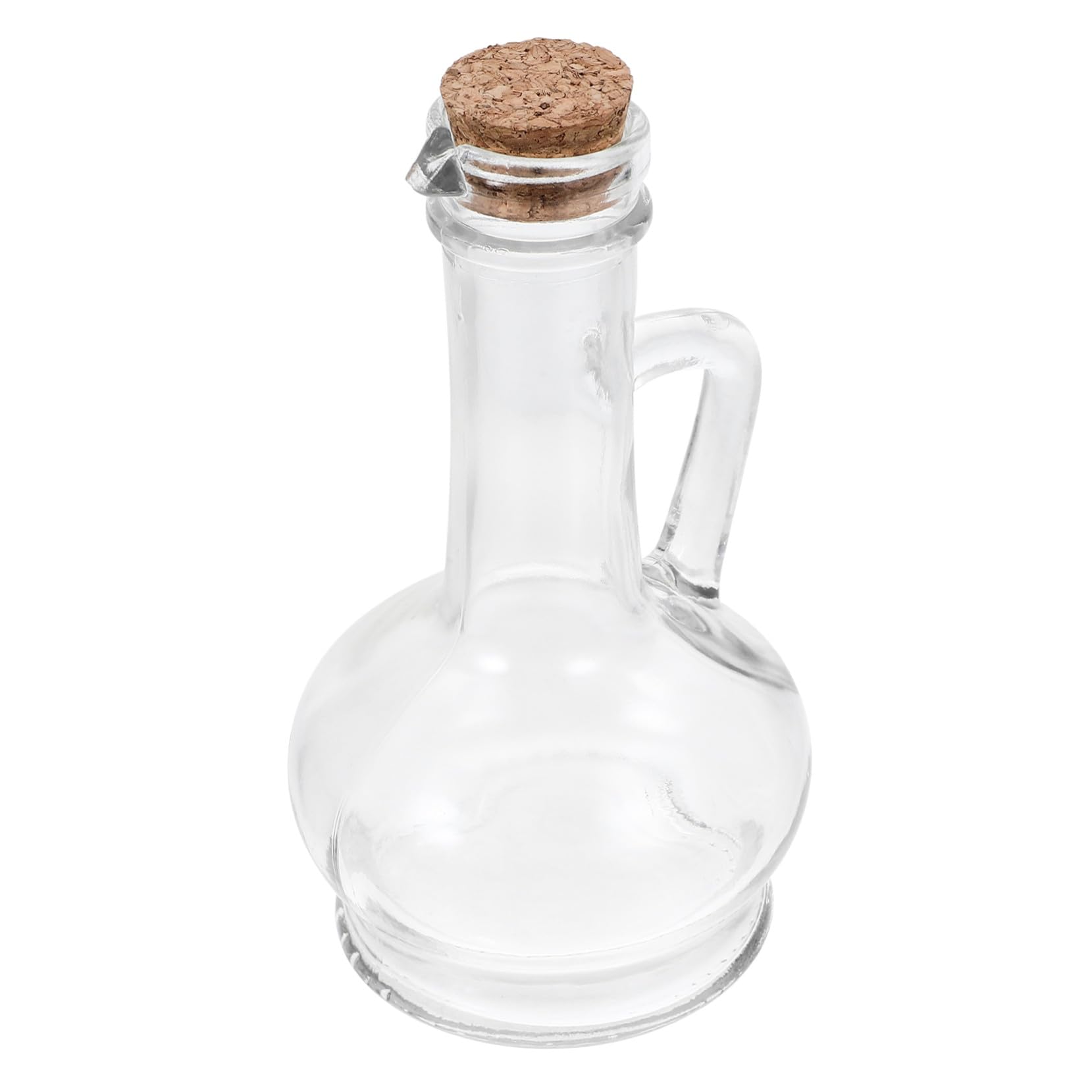 CVHfhjTG oil dispenser, Glass Oil Dispenser Bottle with Handle Vinegar and Olive Cruet for Kitchen Liquid Seasoning Transparent