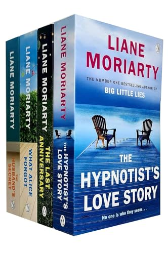 Liane Moriarty - Set da collezione di 4 libri (The Hypnotist's Love Story, The Last Anniversary, What Alice Forgot, The Husband's Secret)
