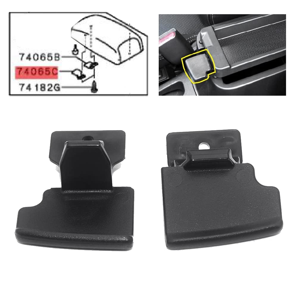 2 STÜCKE Konsole Armlehne Deckel Lock Cover Mittelarmlehne Box Lock für ASX 8011A408 8011A409