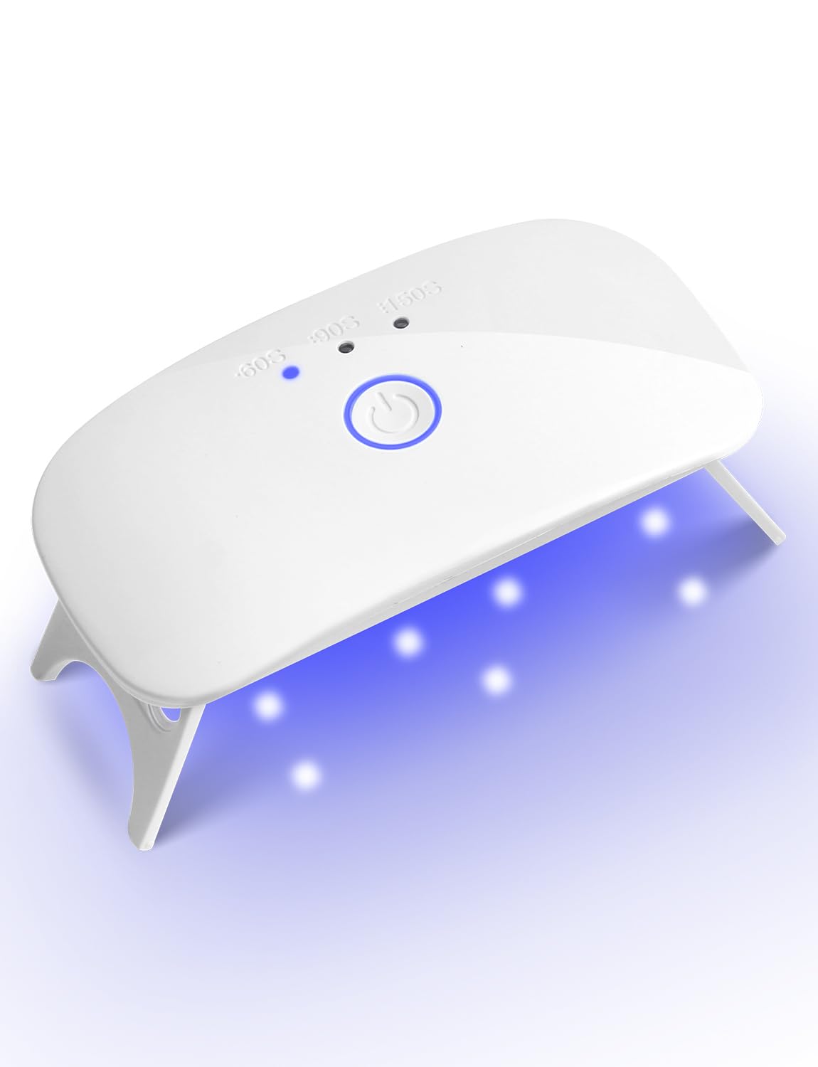 Mini Lampada UV LED per Unghie, Asciuga Smalto per Tutti gli Smalti in Gel con Cavo USB