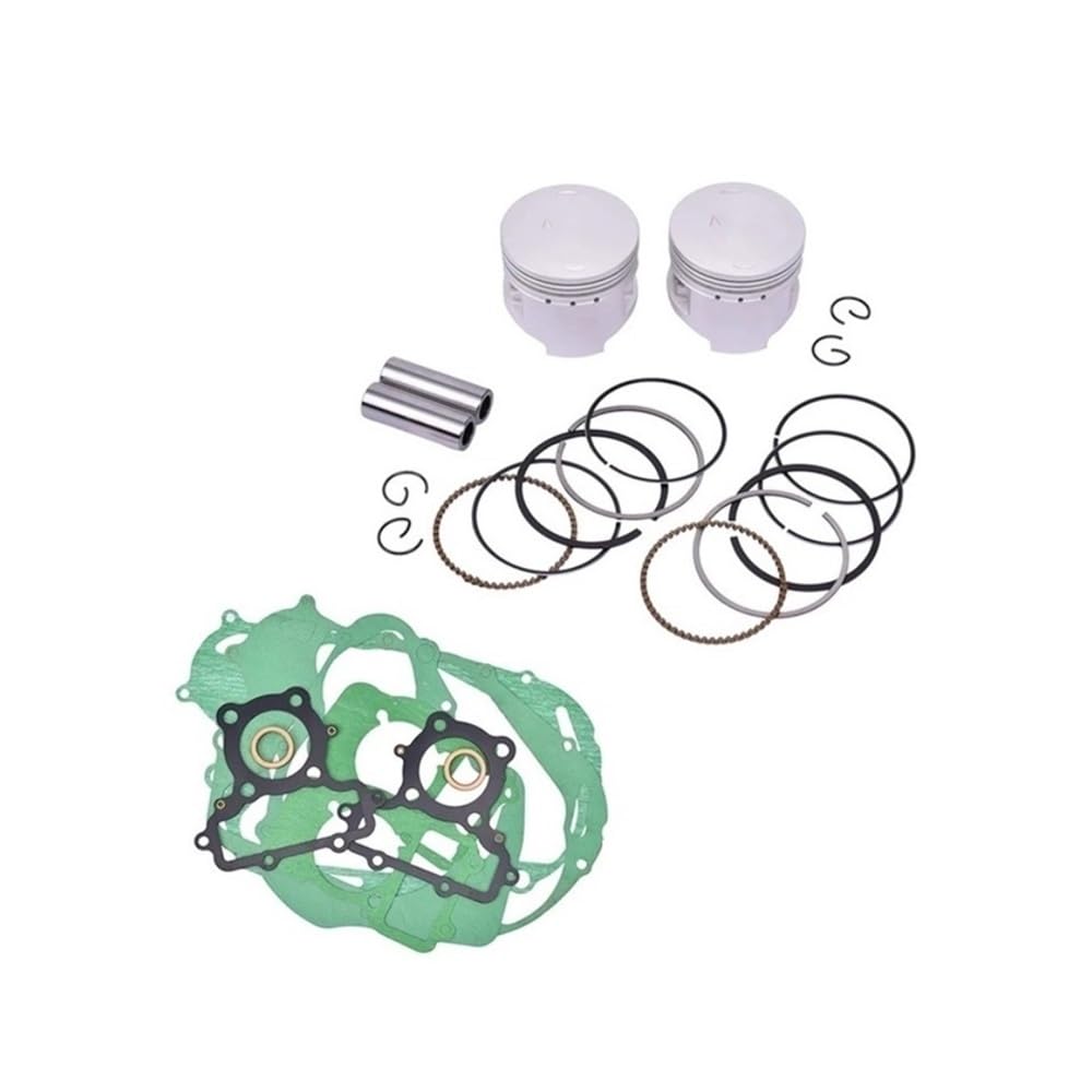 Kit completo de reparación de culata, juntas, almohadillas y segmentos de pistón for motor de motocicleta XV250(STD one set)