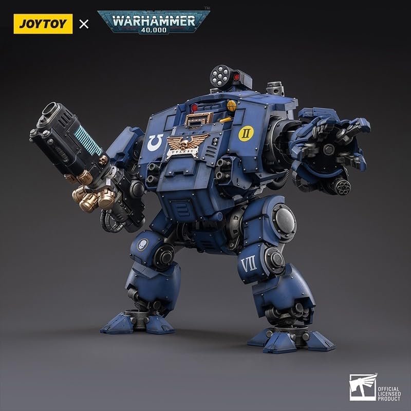 JOYTOY dreadnought Warhammer 40K dreadnought 1/18 Action Figures (UItramarines Redemptor Dreadnought)