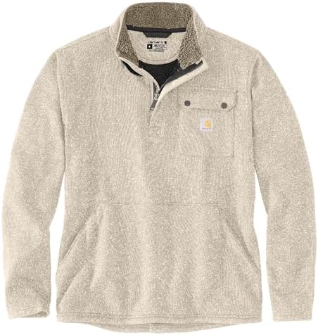 Carhartt Men's Relaxed Fit Midweight Quarter-Zip Pocket Sweater F...