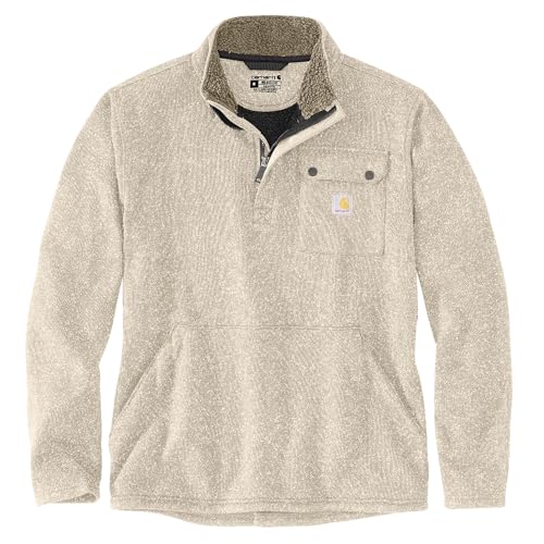 Carhartt Men's 106378 Relaxed Fit Midweight Quarter-Zip Pocket Sweater Fleece