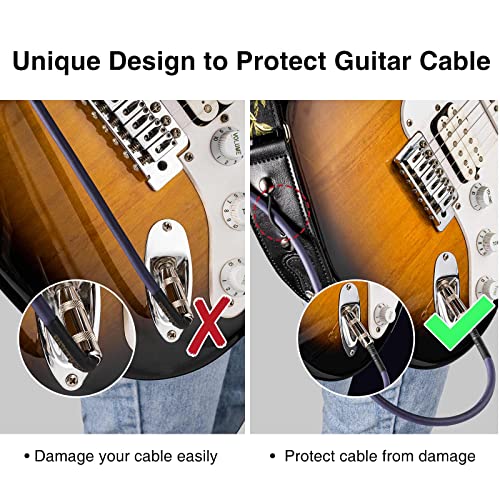 LEKATO LGS-6 Sangle de Guitare Sangle de Guitare Acoustique Electrique Ceinture de Guitare avec 6 médiators Motif de… - Les Beatles, Paul McCartney, John Lennon, RIngo Starr, George Harrison LEKATO LGS-6 Sangle de Guitare Sangle de Guitare Acoustique Electrique Ceinture de Guitare avec 6 médiators Motif de… – Image 6