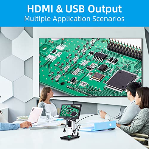 Digital Microscope,10.1Microscope With Adjustable Display Bracket, Koolertron1600X Usb Coin Microscope Camera With Uv Filter Hd Mirror,Mouse And Remote Control,Support App Control For Adult Kids Coins #TOP1