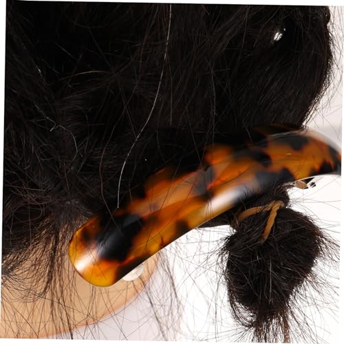 Barrettes à cheveux léopard VALICLUD : accessoires élégants profonds