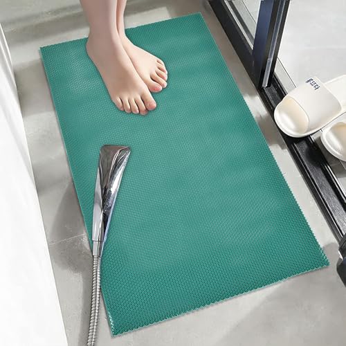 Image of Nexora Anti Skid & Multipurpose Bathroom Mat| Shower Mat| Carpet| Rugs| Doormat| Rainmat| Swimming Pool Mat||Aqua,2x5ft