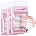 3 Packs Ultra Invisible Two-sided Sticky Double Eyelid Tapes Stickers, Made of medical-use adhesive fiber, Instant Eyelid Lift Without Surgery, Perfect for Hooded, Droopy, Uneven, Mono-eyelids