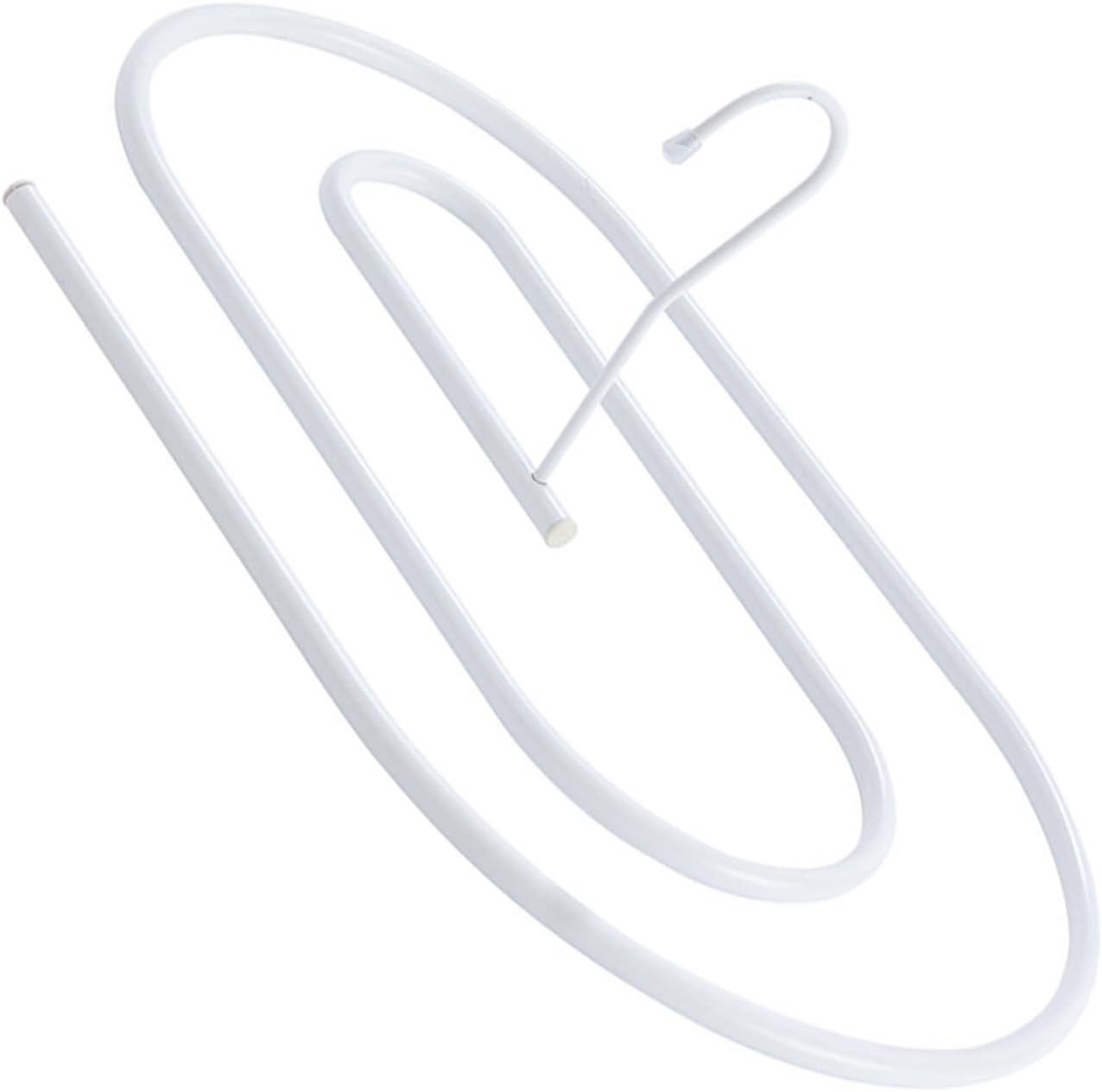 White Oval Spiral Quilt Drying Rack Heavy Duty Wall-Mounted Laundry Hanger Space-Saving Clothes Rack for Home Balcony Bedding and Blanket Drying