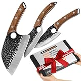 Matsato Messerset 3-teilig | Scharfes Küchenmesser Set, Vielseitige Messer für Fleisch, Fisch & Gemüse, Ergonomischer Griff, Ideal für BBQ