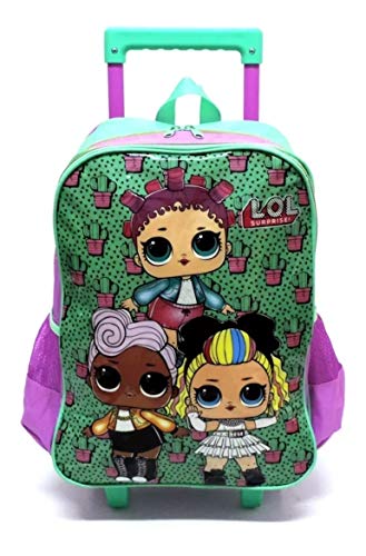 Mochila Infantil Lol Surprise Rodinhas G + Lancheira