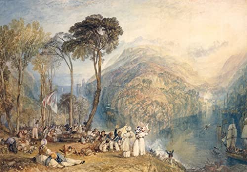Poster toile Dartmouth Cove Turner 50x70 cm décoration murale salon chambre