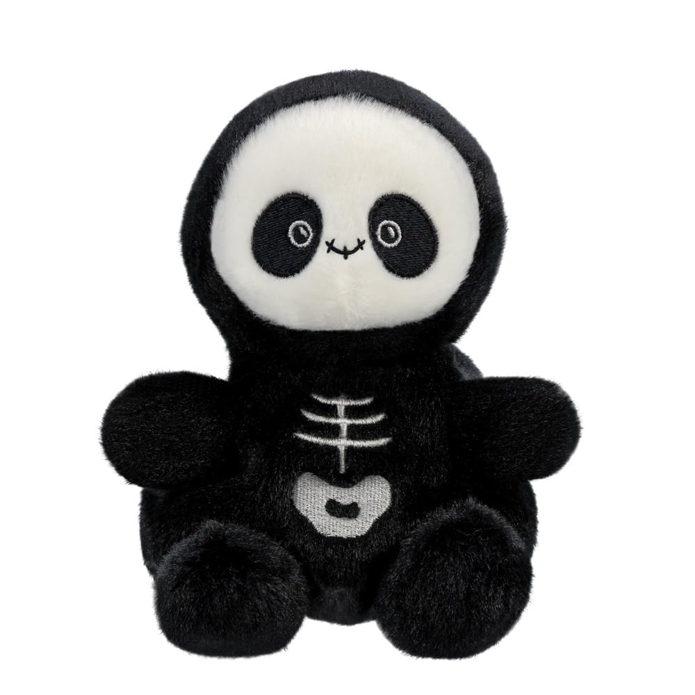 Aurora, 61602, Palm Pals Skelly Skeleton 5In, Soft Toy, Black