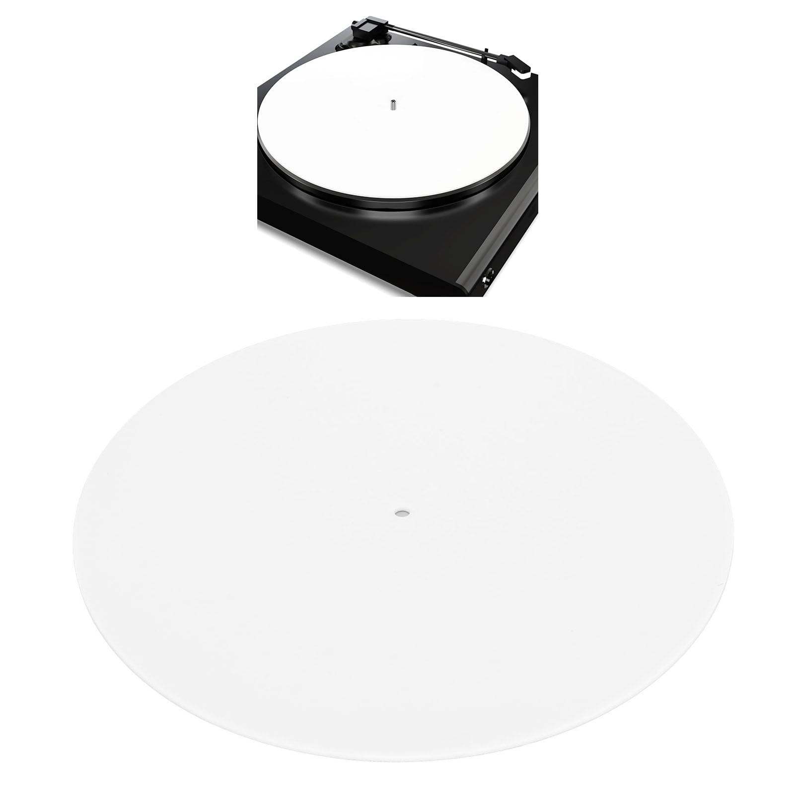 Turntable Acrylic Slipmat, for LP Record Players Professional Reduce Static Dust Noise Record Platter Mat - Image 3