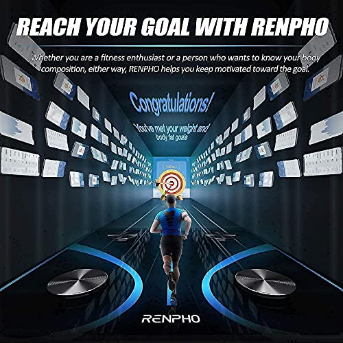Renpho Body Fat Scale And Renpho Smart Tape Measure Body Via Bluetooth Smartphone App #TOP2
