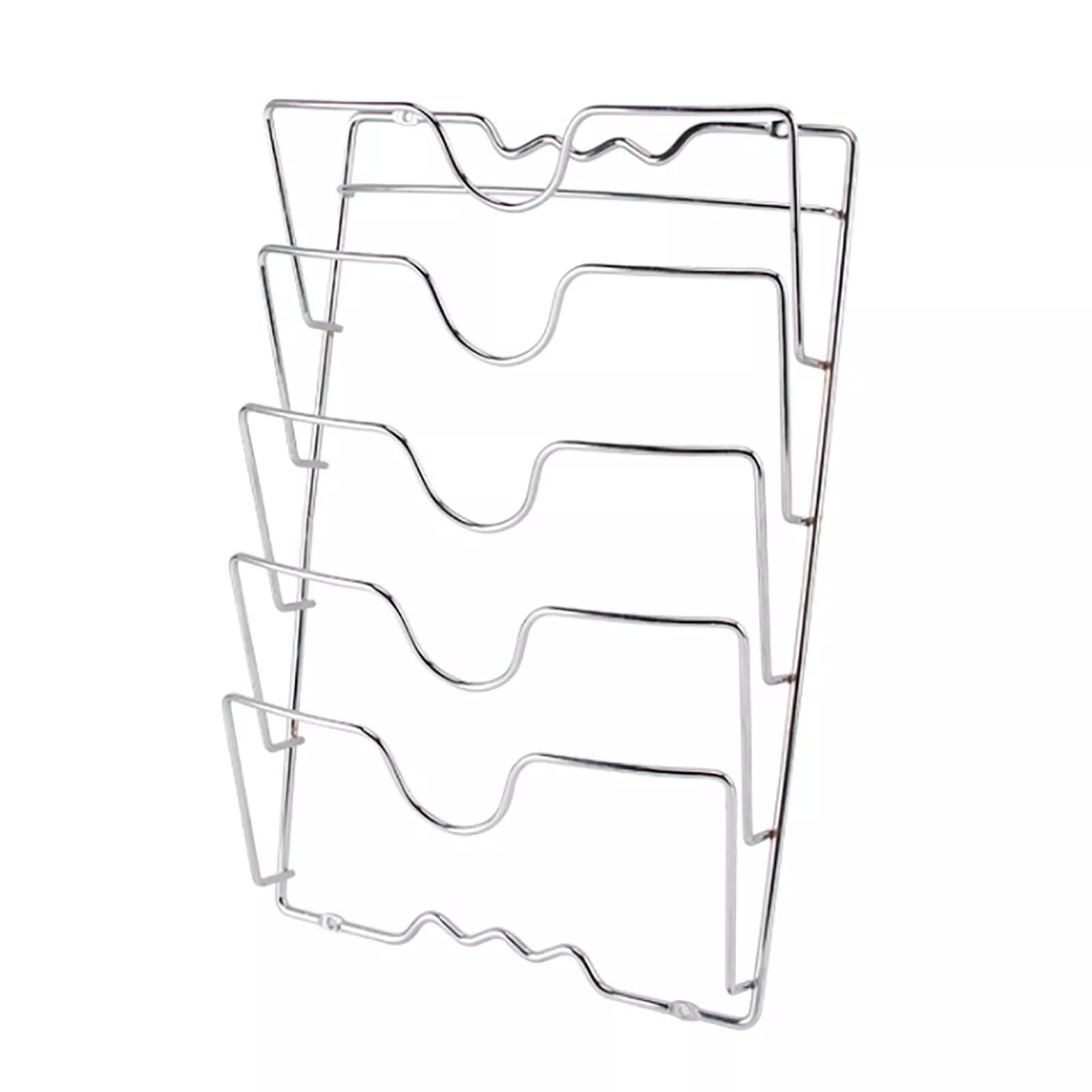 Topf Topfdeckelhalter Set, Ohne Bohren Küchenzubehör, für Schranktür Pfannendeckelhalter-Oorganisator-Wannen-Deckel-Deck