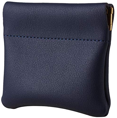 Travelambo Leather Squeeze Coin Purse Pouch Change Holder For Men & Women (Access Blue Navy) #TOP1