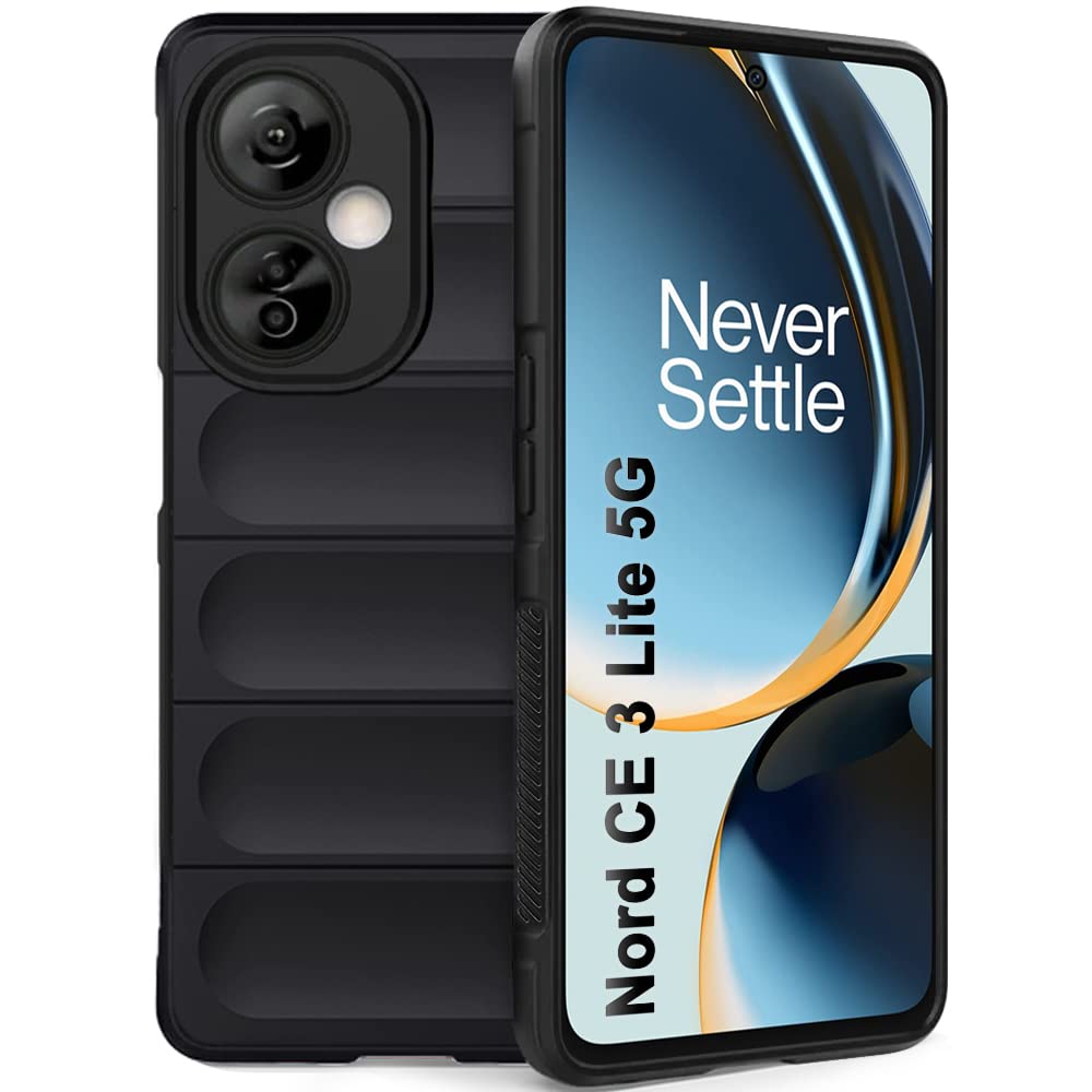 TheGiftKart Liquid Silicon Back Cover Case for OnePlus Nord CE 3 Lite 5G | Military Grade Protection with Shockproof 10X Bumpers | Micro-Fibre Cloth On Inner Side | Anti-Slip Grip (Matte Black) (B0C6V2W485) Amazon Price History, Amazon Price Tracker