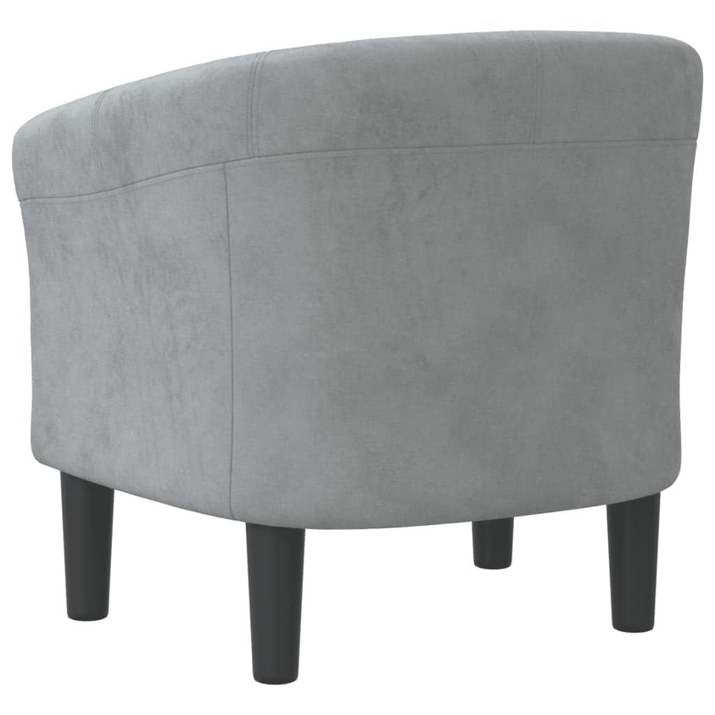 Clubsessel Dunkelgrau Samt, Relaxsessel, Fernsehsessel, Kinosessel, Gaming Couch - 356442